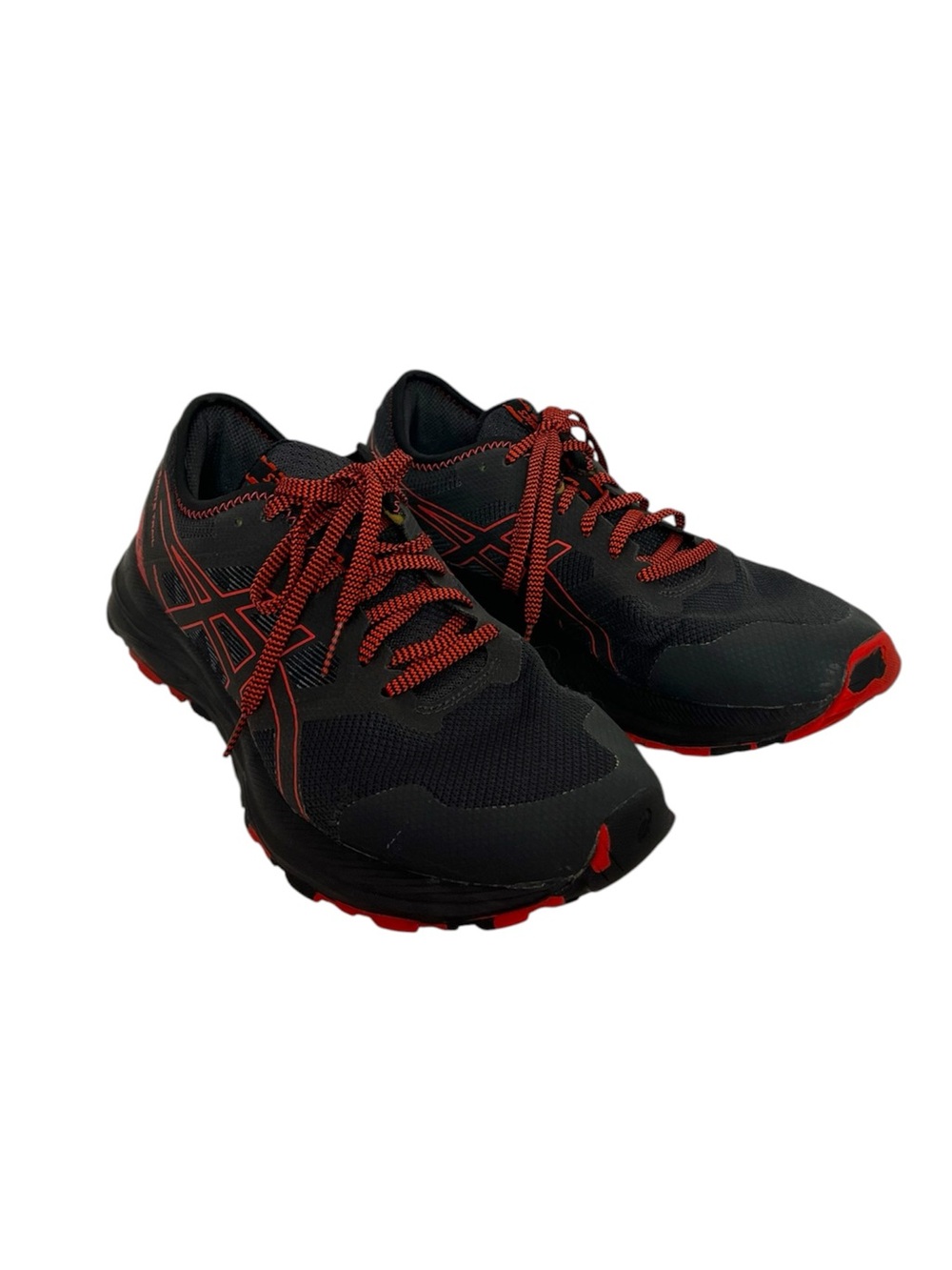 ASICS Men's Gel Excite Trail Graphite Gray and Electric Red